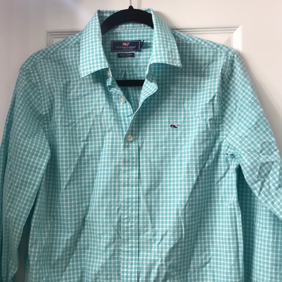 Vineyard Vines Other - Vineyard Vines Green Checkered Button Down